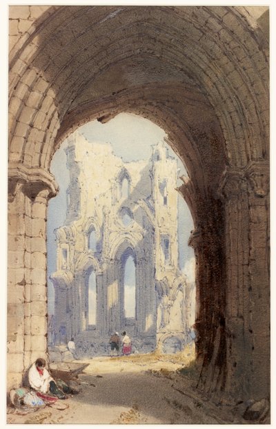 Tynemouth Priory von William Roxby Beverley